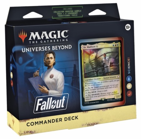 Magic the Gathering Fallout Science! Commander Deck Universes Beyond: Fallout 